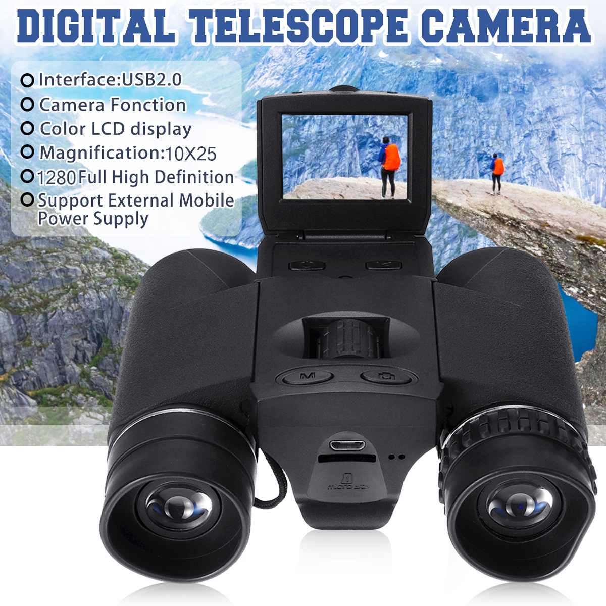 High Definition Binoculars With Digital Camera
