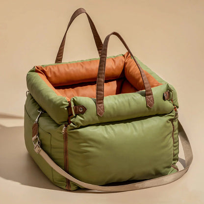 Plush Pet Car Booster Seat