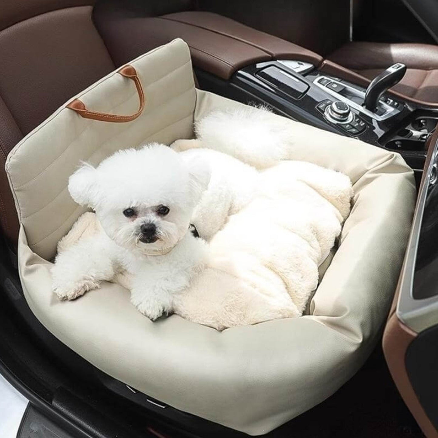 Durable Pet Car Seat Cover - Waterproof & Cozy