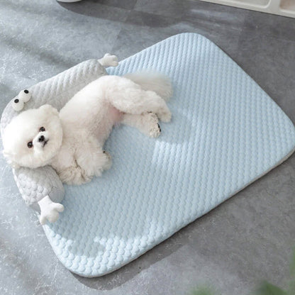 Comfortable Pet Bed with Supportive Cooling Design - Lusomart