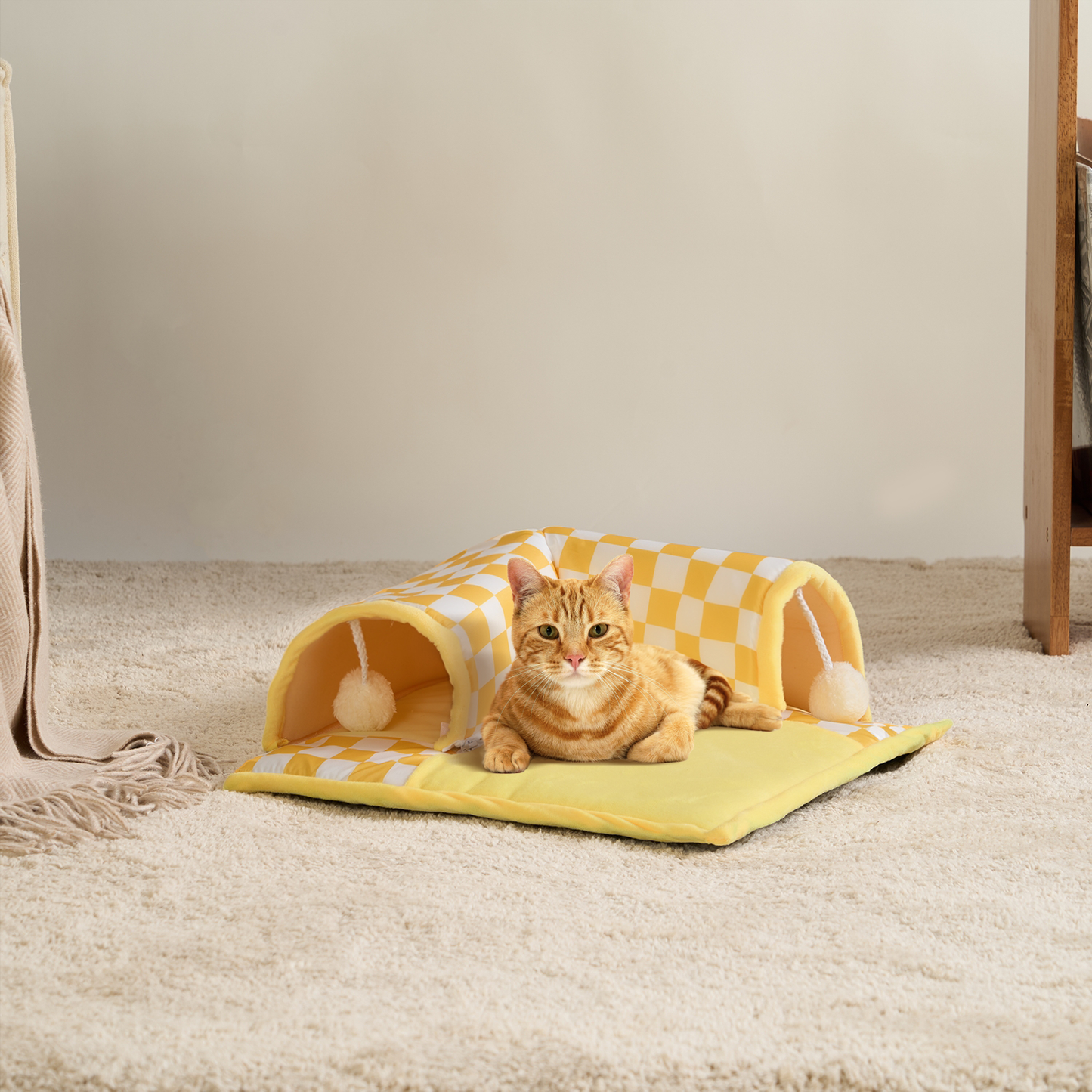 Fun Cat Play Tunnel - Soft and Easy Clean