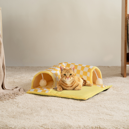 Fun Cat Play Tunnel - Soft and Easy Clean