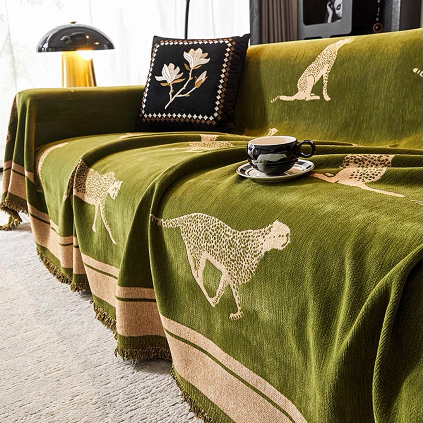 Premium Soft Faux Leather Sofa Protector
