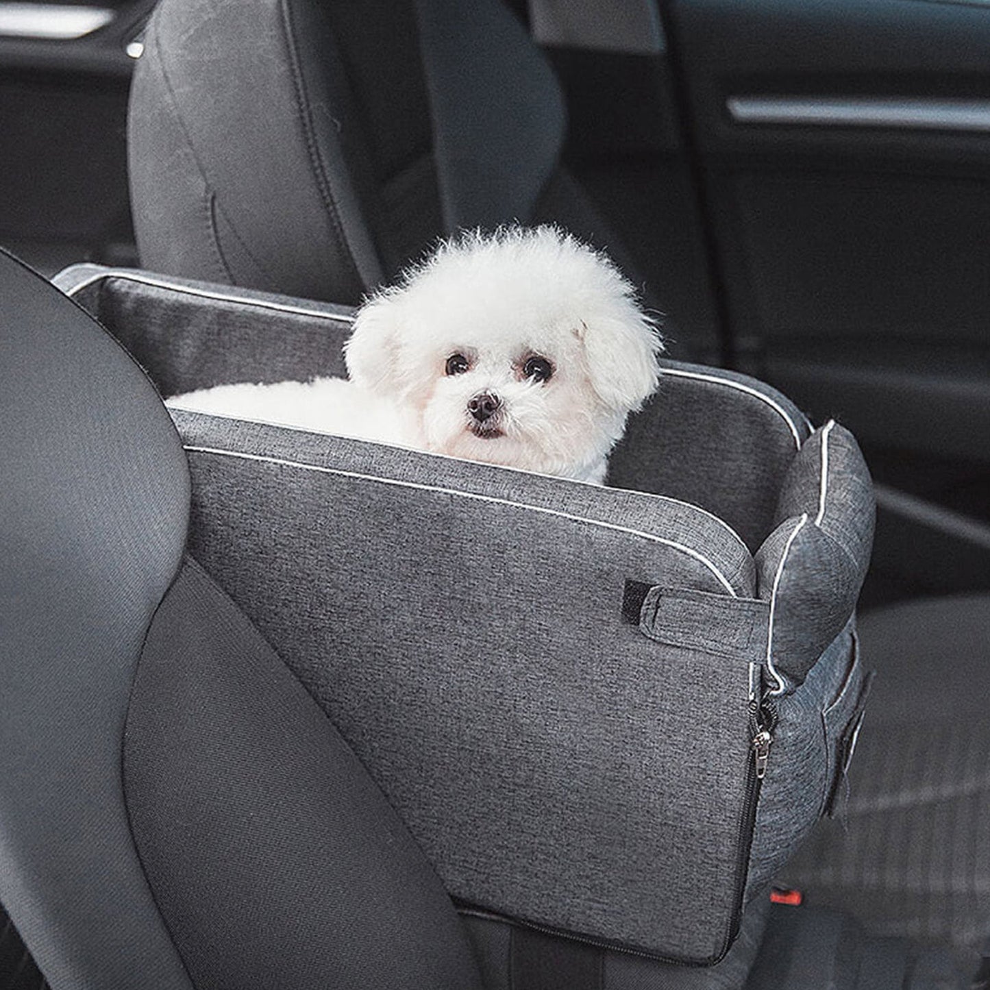 Luxury Pet Car Seat Booster - Safe and Cozy