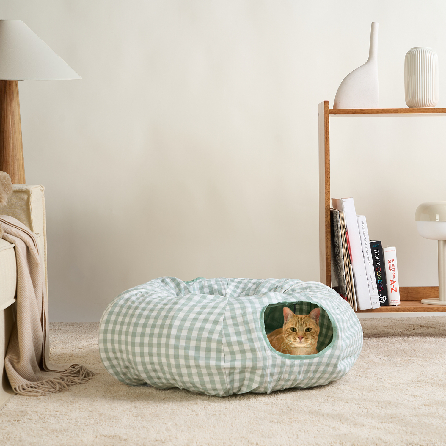 Fun Foldable Pet Tunnel & Bed - Lusomart