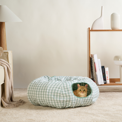 Fun Foldable Pet Tunnel & Bed - Lusomart