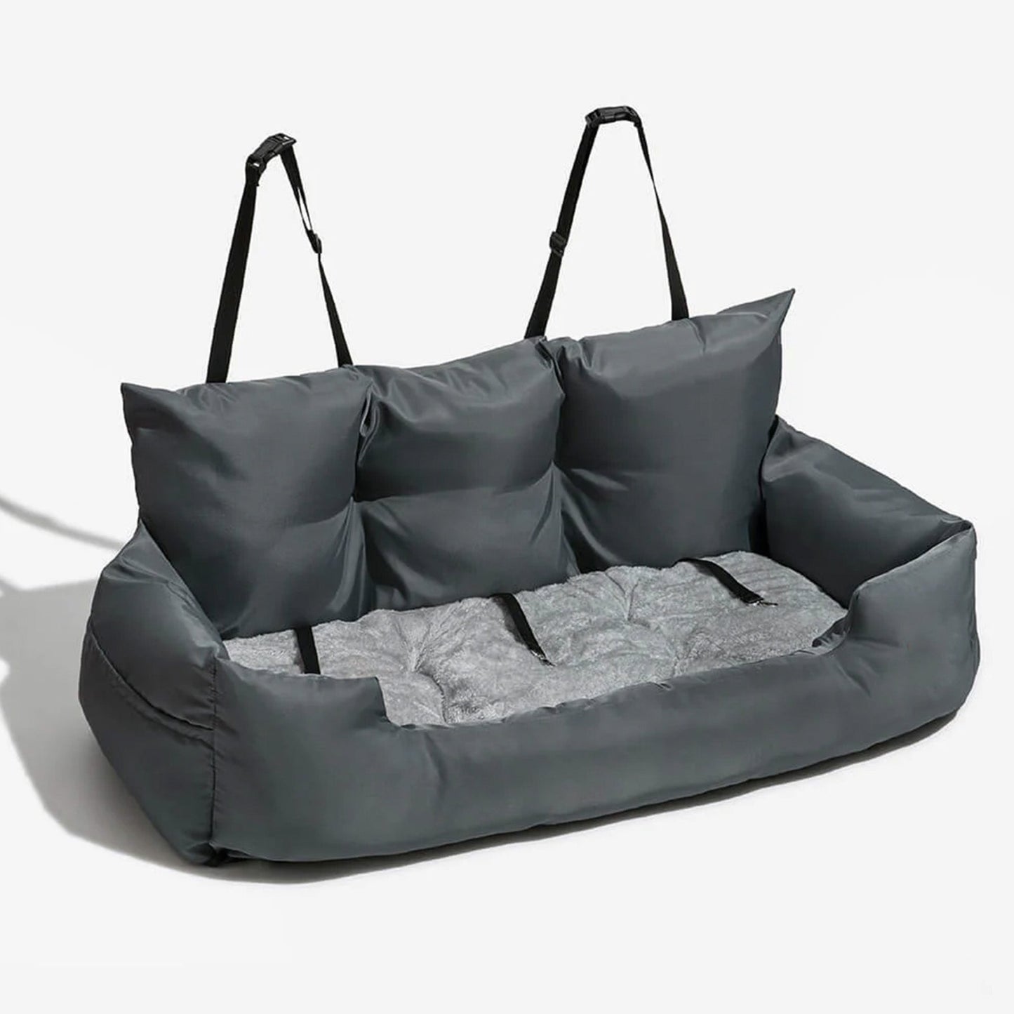 Durable Pet Car Booster Seat - Safe and Cozy