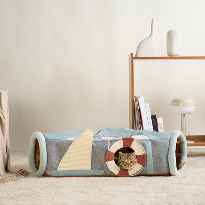 Portable Foldable Cat House - 4-in-1 Playpen & Bed - Lusomart