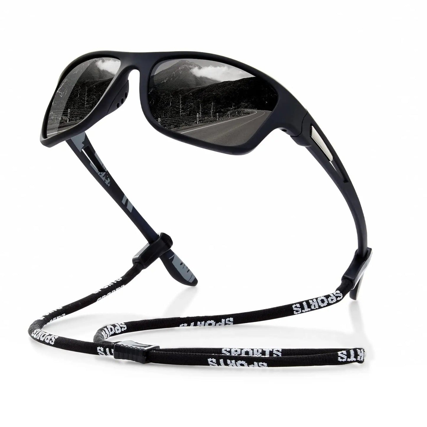 Men's Sport Wraparound Polarized Sunglasses