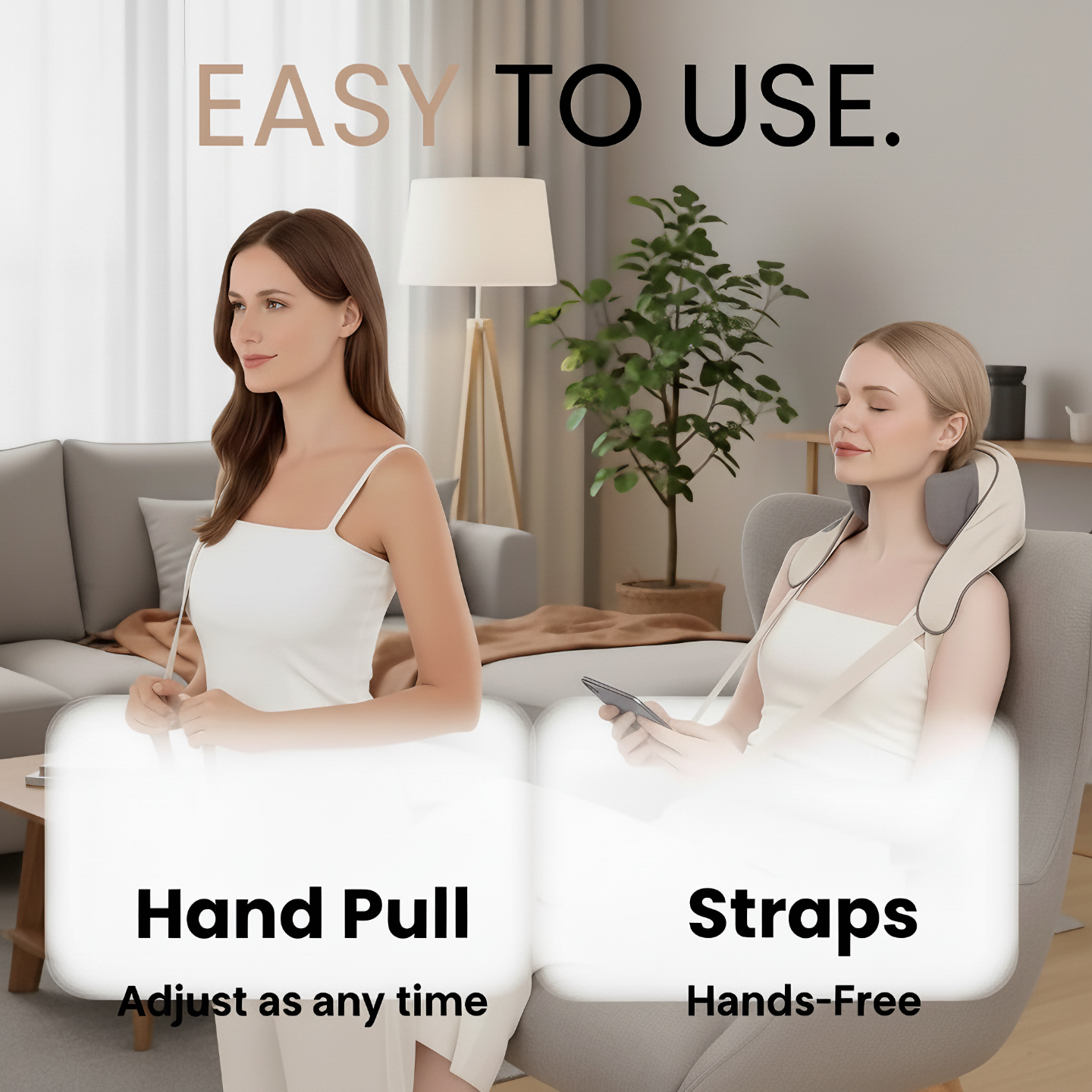 Relaxing Heat Knead Neck Massage Pillow
