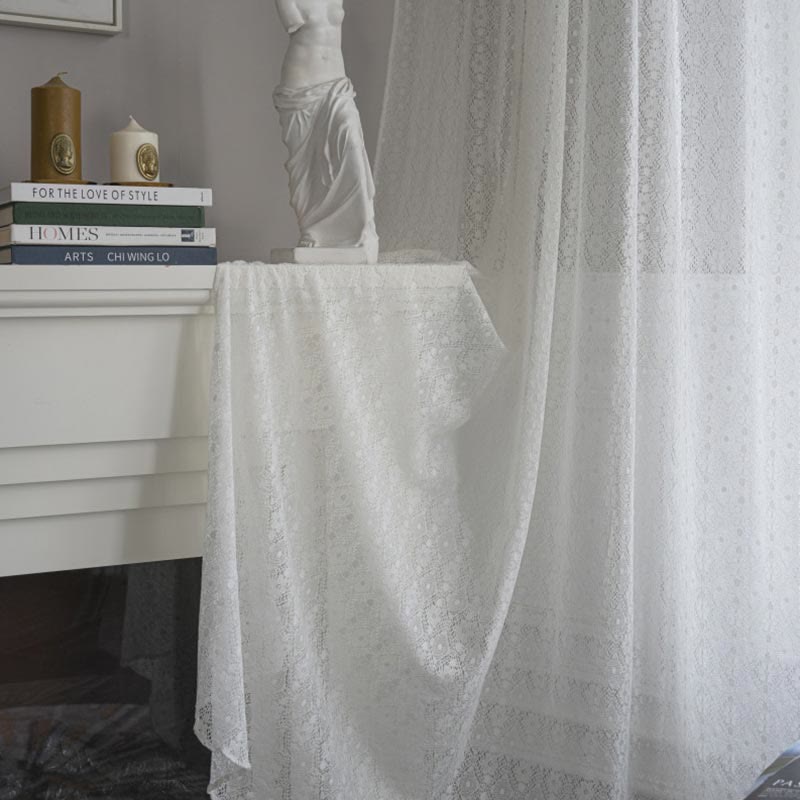 Stylish Floral Sheer Window Curtain