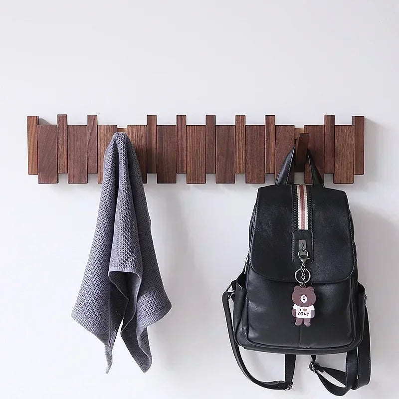 Stylish Wall Mount Coat Rack With Hooks - Lusomart