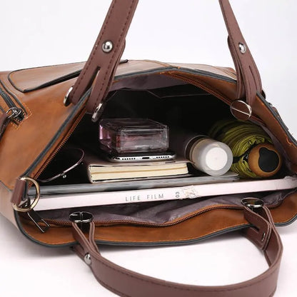 Authentic Leather Nordic Crossbody Bag Handcrafted