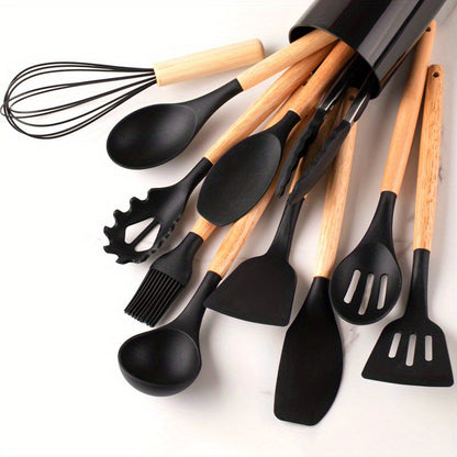 Premium 12-Piece Silicone Kitchen Utensil Set