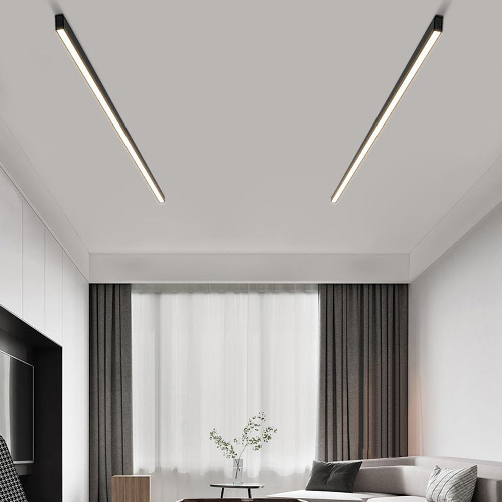 Sleek Black LED Wall Ceiling Light Fixture