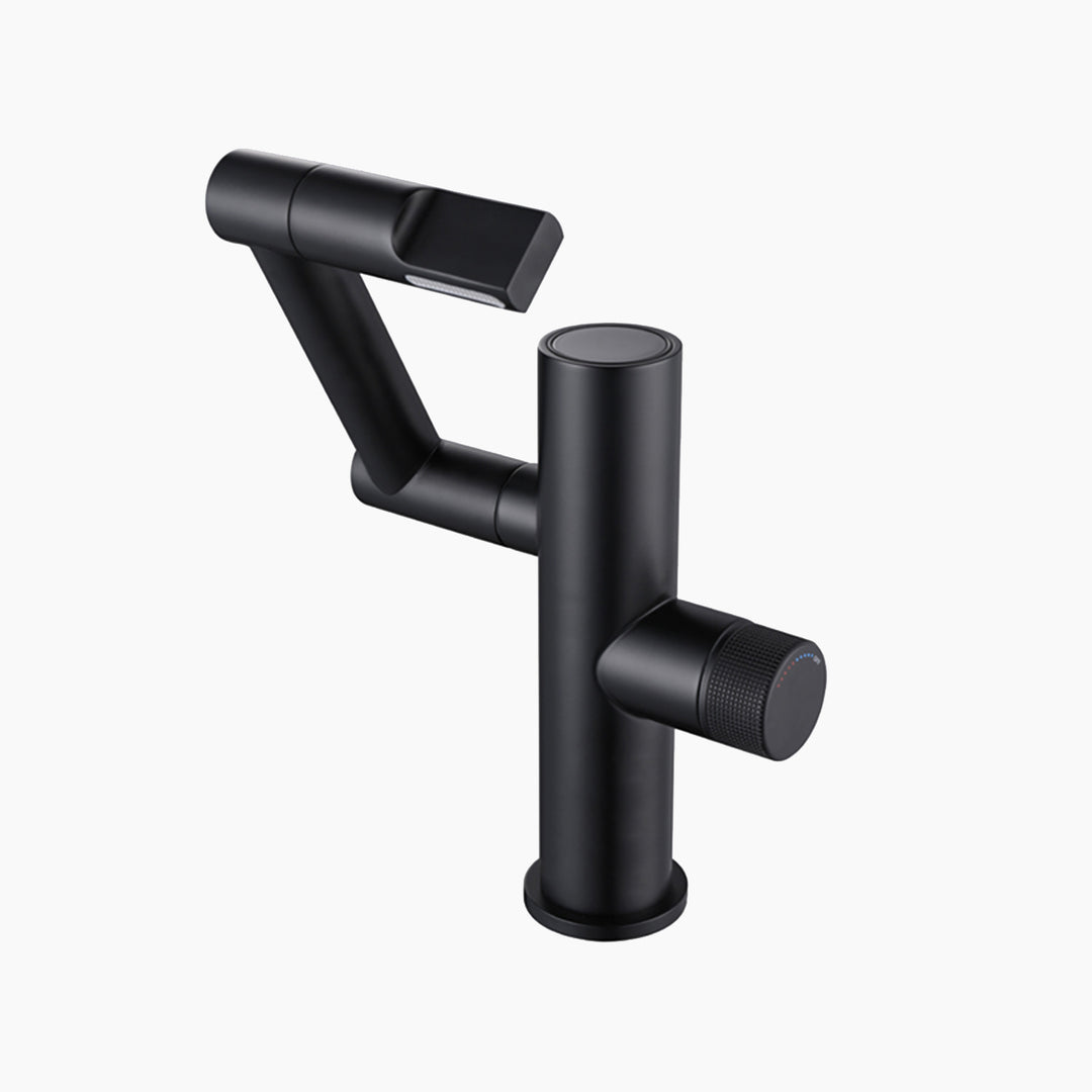 Modern Single Handle Bathroom Faucet with Temp Display