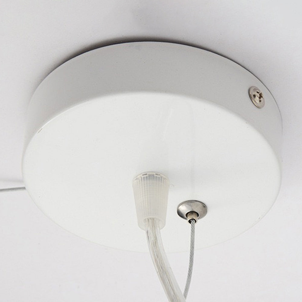 Soft White Cotton LED Hanging Light