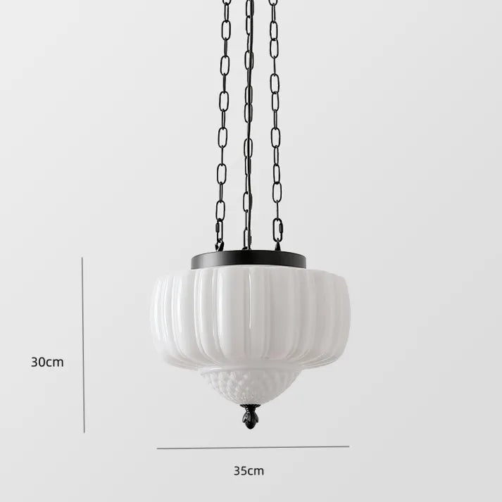Simple White Hanging Lamp