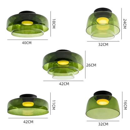 Elegant Glass Pendant Ceiling Lamp
