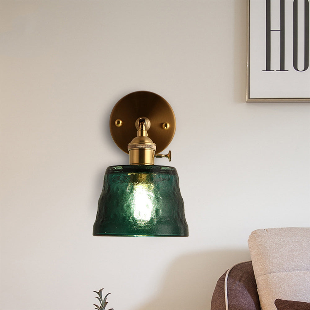 1-Bulb Adjustable Glass Wall Sconce 2