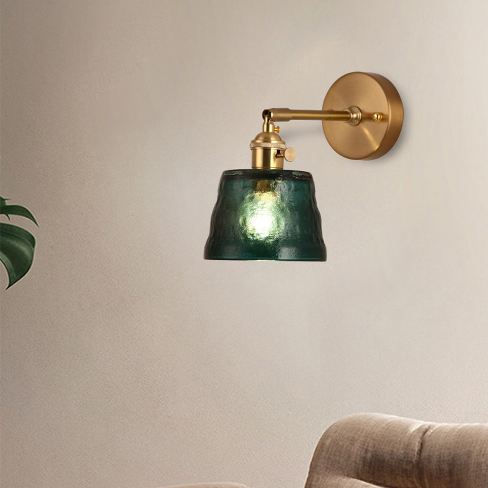 1-Bulb Adjustable Glass Wall Sconce 3