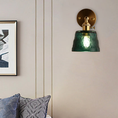 1-Bulb Adjustable Glass Wall Sconce 5