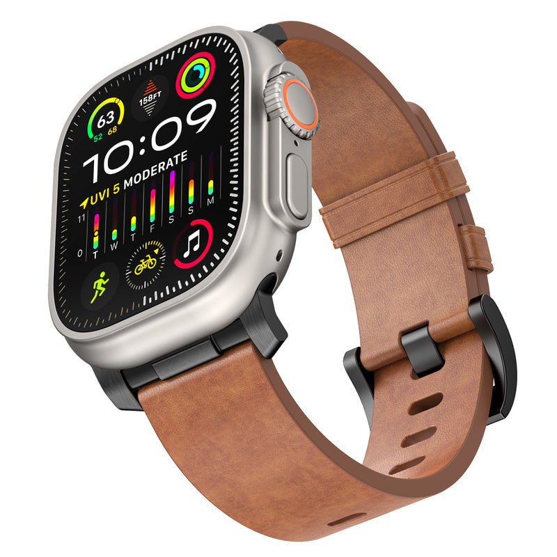Genuine Leather Strap Watch Band - Lusomart