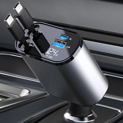 Fast 4-Port USB Car Charger - Lusomart