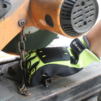 Insulated Shock Absorbing Work Gloves For Cold Weather Comfort