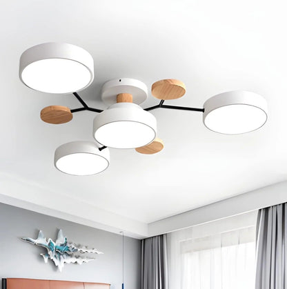 Circular Metal LED Pendant Light For Home