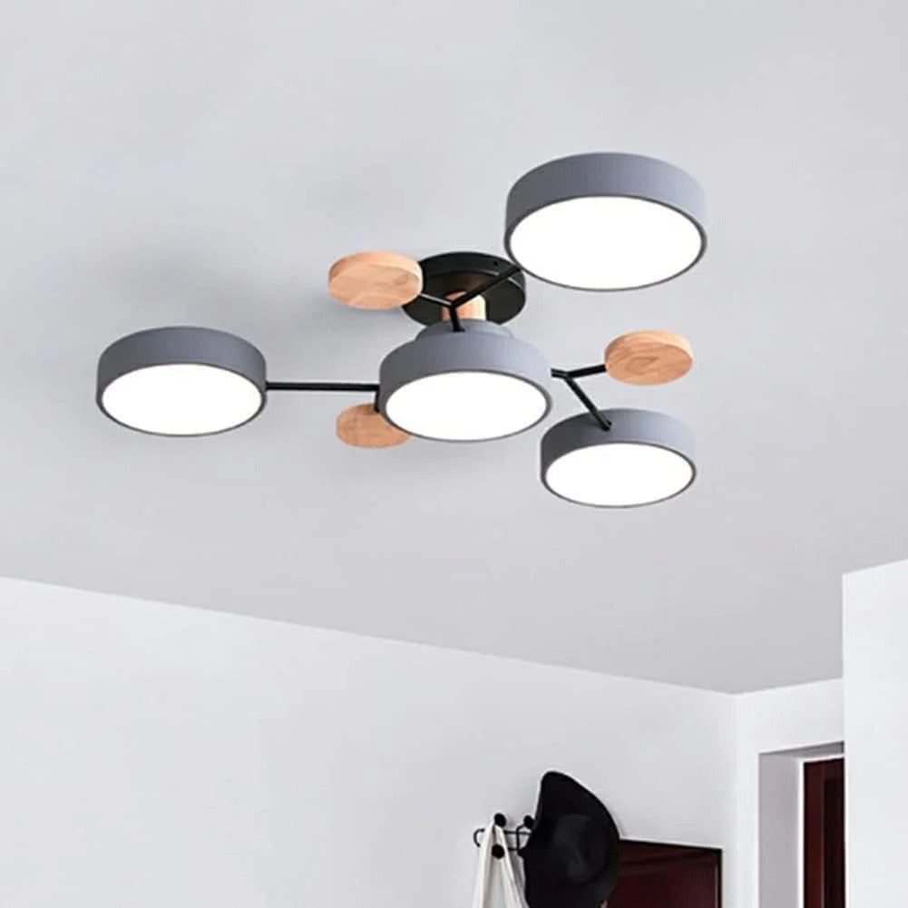 Circular Metal LED Pendant Light For Home