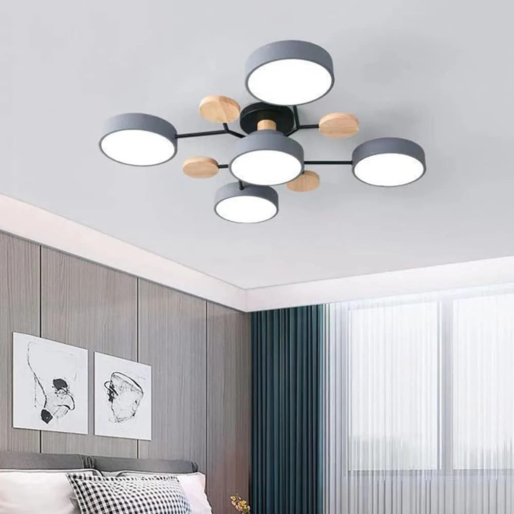 Circular Metal LED Pendant Light For Home