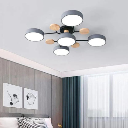 Circular Metal LED Pendant Light For Home