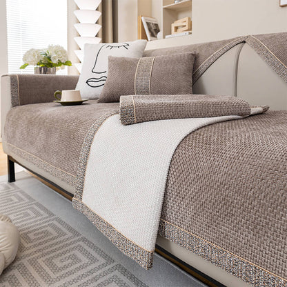 Non-Slip Soft Chenille Sofa Cover