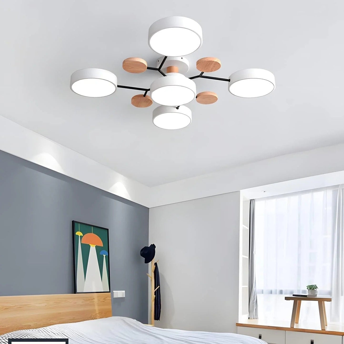 Circular Metal LED Pendant Light For Home