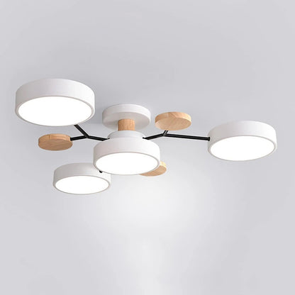 Circular Metal LED Pendant Light For Home