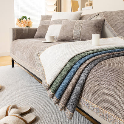 Non-Slip Soft Chenille Sofa Cover