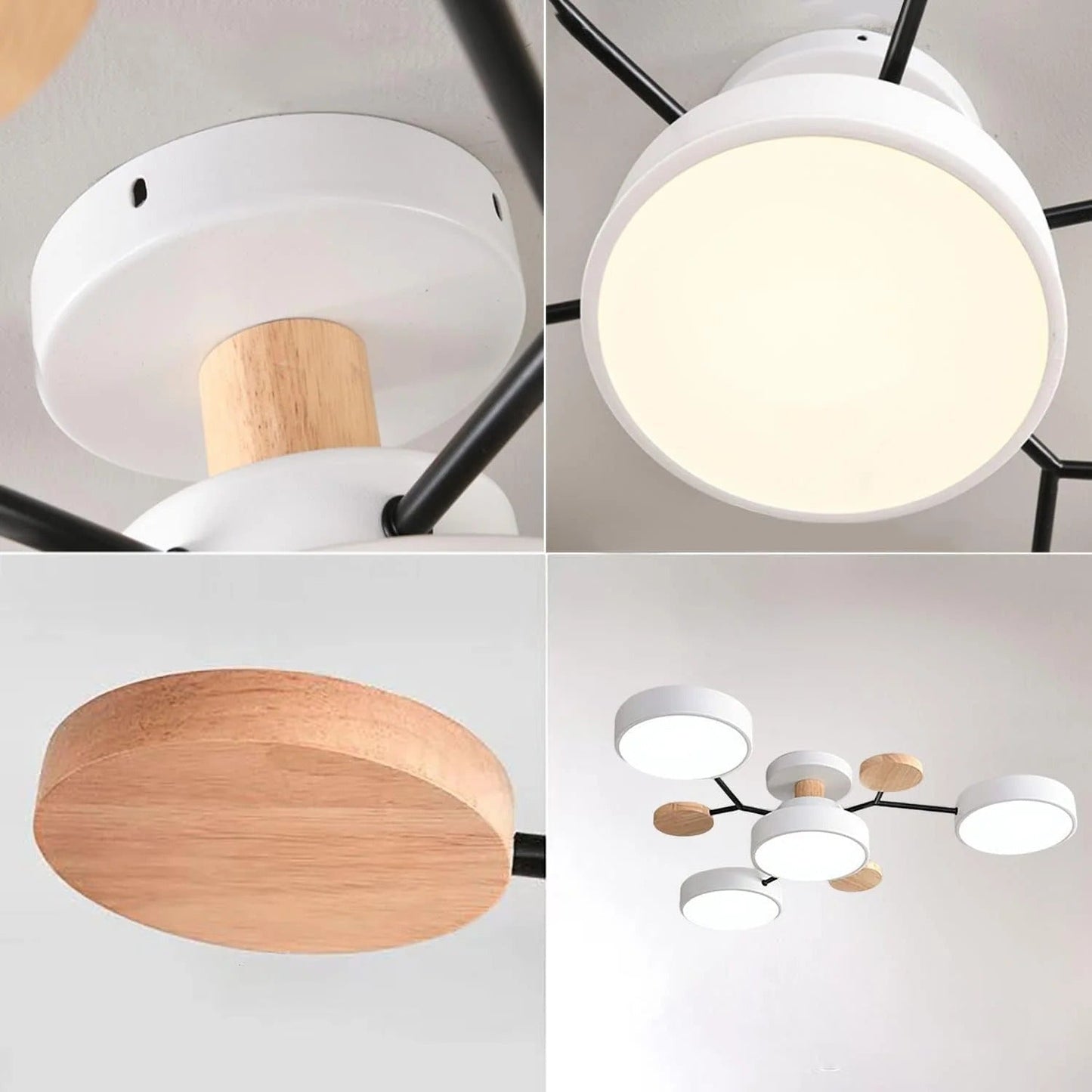 Circular Metal LED Pendant Light For Home