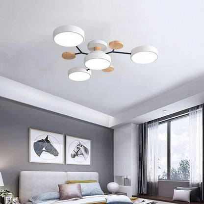 Circular Metal LED Pendant Light For Home