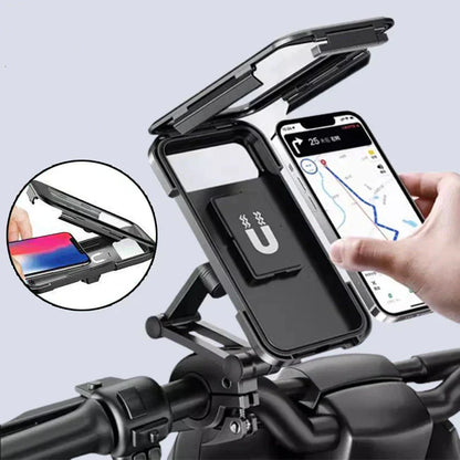 Waterproof Bike Phone Holder With Portable Charger