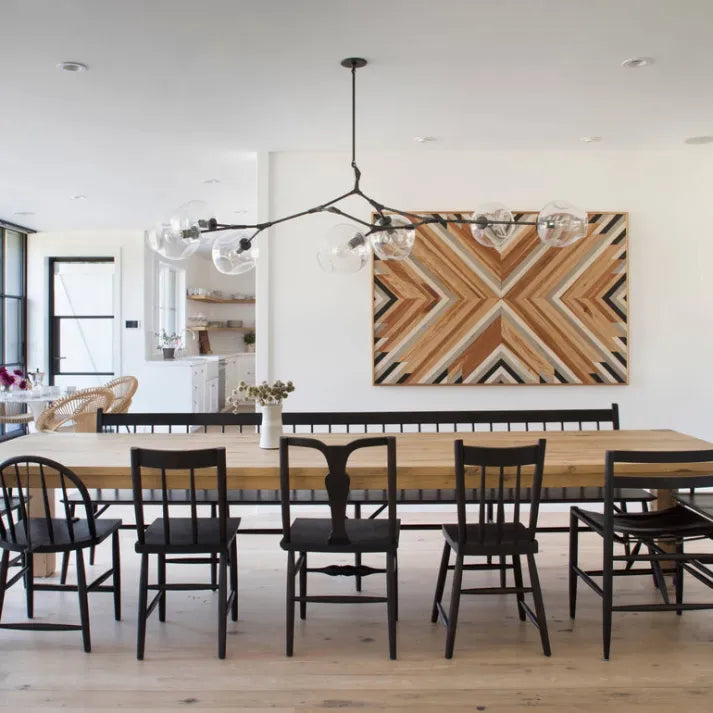 Sleek Glass Pendant Light With Modern Branching Arms