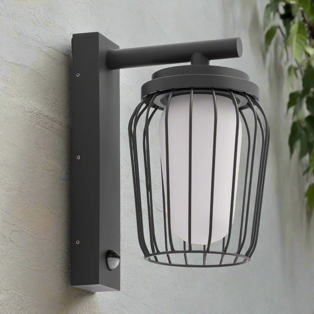 Motion Activated Outdoor Wall Lamp With Sensor