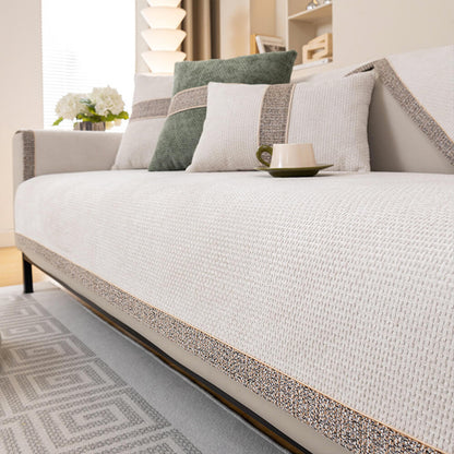 Non-Slip Soft Chenille Sofa Cover