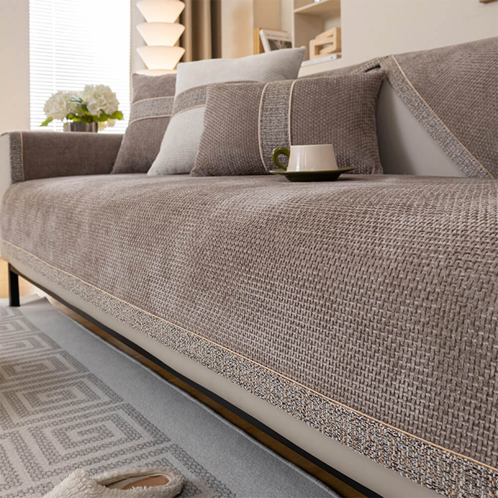 Non-Slip Soft Chenille Sofa Cover