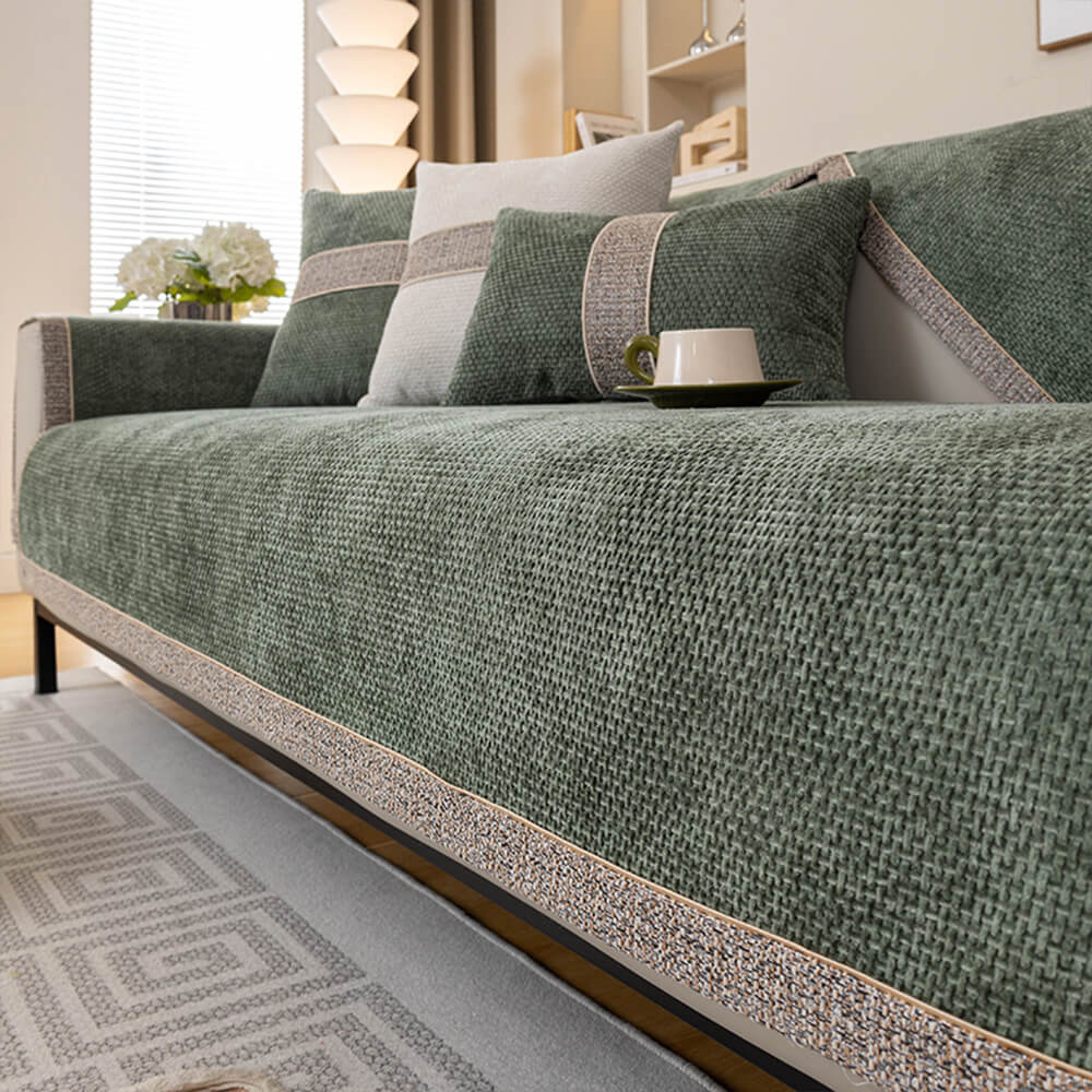 Non-Slip Soft Chenille Sofa Cover - Lusomart