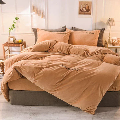Soft Plush Duvet Cover for Comfortable Sleep