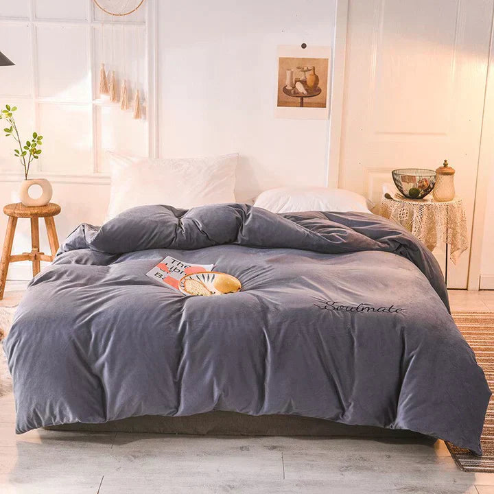 Soft Plush Duvet Cover for Comfortable Sleep - Lusomart