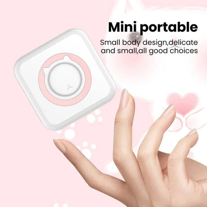 Portable Compact Bluetooth Sticker Photo Printer