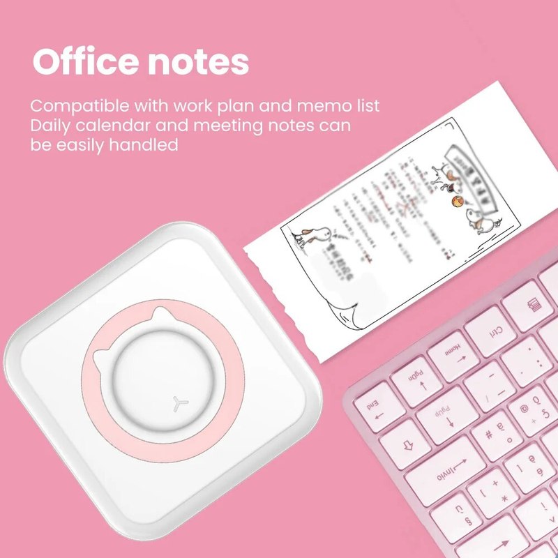 Portable Compact Bluetooth Sticker Photo Printer