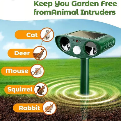Outdoor Motion Activated Pest Repeller For Cats Birds